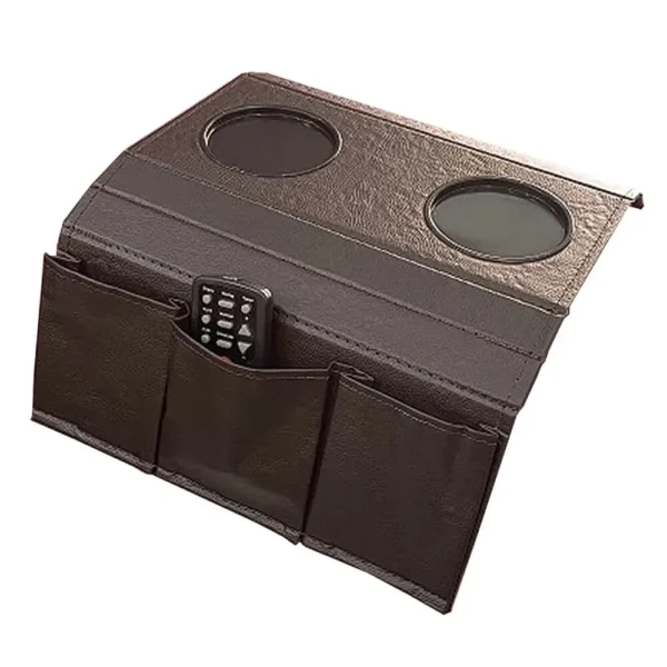 Porta Copos para Sofá com 3 Compartimentos Na Lateral