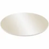 Prato Giratório Laqueado Sem Borda 50cm com Vidro Rj Decor
