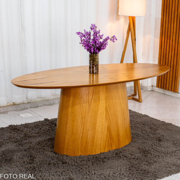 Base Mesa de Jantar Barcelona Oval 180x90 Cinamomo - Minas Plac