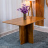 Base Mesa de Jantar Salina Tampo 120x80 Londres Cinamomo - Cel Móveis